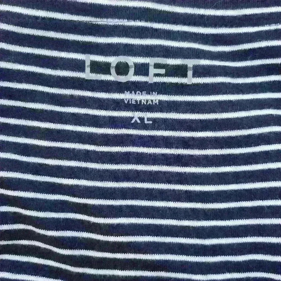 THE LOFT STRIPPPED TANK TOP SIZE XL - Picture 6 of 6